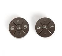 Compatible Con Benz Clase R W251 2009 2010 2011 2012 2013 2014 2015 2016 2017 Cubierta De Control De Botones Volante Coche 1648700558 1648700658 Botones Control Volante(Brown 1 Pair)