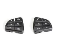 Compatible Con Benz GLC W253 2015 2016 2017 2018 2019 2020 2021 Interruptor De Control Del Botón Del Volante Del Automóvil A0999050200 A0999050300 Botones Control Volante(Black 1 Pair)
