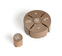 Compatible Con Benz GLK Clase X204 2008 2009 2010 2011 2012 2013 2014 Teclas De Botón Del Volante Del Coche 2048210354 2048210454 Botones Control Volante(Right Beige)