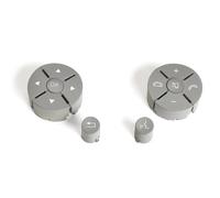 Compatible Con Benz GLK Clase X204 2008 2009 2010 2011 2012 2013 2014 Teclas De Botón Del Volante Del Coche 2048210354 2048210454 Botones Control Volante(Gray 1 Pair)