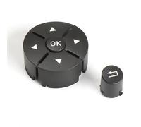 Compatible Con Benz GLK Clase X204 2008 2009 2010 2011 2012 2013 2014 Teclas De Botón Del Volante Del Coche 2048210354 2048210454 Botones Control Volante(Left Black)