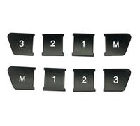 Compatible Con Benz Para Clase E Para W212 2010 2011 2012 2013 2014 2015 Botones Ajuste Asiento Coche Decoración Memoria Sitckers Pegatinas Panel Control(Black)