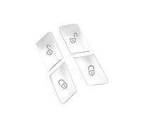 Compatible Con Benz Para GLA CLA GLK GLE CLS ML GL A B C E Class Para W204 W207 W212 W166 W176 X156 C117, Pegatina De Botón Para Interruptor De Bloqueo De Puerta Coche Auto Botón Pegatinas