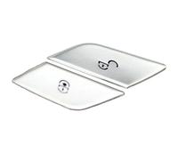 Compatible Con Benz Para GLC Clase X253 2016-2019, 2 Piezas, Botón Desbloqueo Cerradura Puerta Coche Con Volante A La Izquierda, Pegatinas Reparación Con Lentejuelas. Decorativo Pegatinas