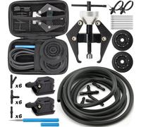 Compatible Con Benz Para Sprinter W901 W902 W906 903 906 907 910 VS30 1995-2024 Extractor Brazo Limpiaparabrisas Y Boquillas Pulverización Agua Con Cuchilla Boquillas de limpiaparabrisas(40pcs-Puller-