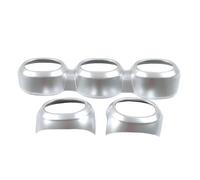 Compatible Con Benz Para W206 S206 Para C200 C220 C300 2022 2023 2024 2025 Marco De Salida De Aire Del Tablero Cubierta AC Accesorios Interior Coche(Silver)