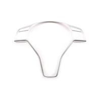 Compatible con Benz para W246, W212 y W207: Embellecedor del Marco del Panel del Volante (Plateado)