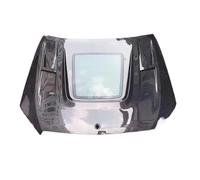 Compatible con Benz W205 S205 C205/C43 Compatible con AMG Tuning 2015-2018 Estilo transparente Fibra de carbono/Fibra forjada Cubierta del motor Capó(Carbon fiber)
