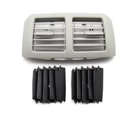 Compatible Con Benz W251 2009-2018 R300 320 350 400 500 Rejilla Cromada Para Ventilación Aire Acondicionado Delantero Trasero 25183022547376 Rejilla A/C Central(Rear Gray)
