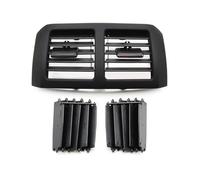 Compatible con Benz W251 R300 R320 R350 R400 R500 Cubierta cromada de la Rejilla de Salida de ventilación del Aire Acondicionado Delantero y Trasero (Parte Trasera Negra)