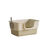 Compatible con Big Mac, Arenero For Gatos Extragrande Semicerrado, con Bandeja Antifugas De Y Pala Extragrande.(Mustard Green (25kg))