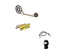Compatible con BMW F 900R F900XR 2020 AL 2022 Kit DE TRANSMISIÓN DE Cadena PIÑÓN para Moto Did 525VXR Oro LUN 122 ESLABONES, Corona DE Acero P525-Z44, PIÑÓN ESPECÍFICO P525-Z17