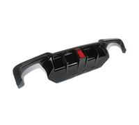 Compatible con BMW F10 Difusor trasero estilo M5 con luz de freno, alerón de parachoques trasero, protector de labio divisor 2010-2017