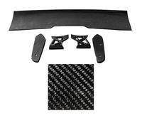 Compatible con BMW M2 M3 M4 F80 F82. Alerón Universal GTS Estilo 3D de Fibra de Carbono Real. Producto for Maletero. Piezas Exteriores del Coche.