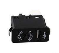 Compatible con BMW Serie 1 3 5 6 7 E82 E88 E92 E93 E63 E64 F06 F12 F13 F02 F03 F04 X4 F26 E70 E71 E72 Z4 E89 para Mini R55 5 R57. Puerto de enchufe auxiliar USB para coche