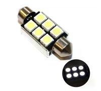 Compatible con BMW Serie 3 E36 M3 3.2 Bombilla de matrícula tipo festón LED 6-SMD blanca de 39 mm
