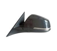 Compatible con BMW Serie 3 F30 2011 2012-2018, conjunto de espejo retrovisor lateral de coche, accesorios, espejo lateral automático, plegable eléctrico, calefactable.(Only Left Black)