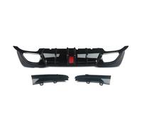 Compatible con BMW Serie 3 G20 G21 Sport 2019-21. Difusor trasero estilo competición y faro, color negro.