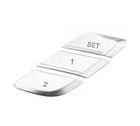 Compatible con BMW Serie 3 para G20 G28 2019 2020 2021 2022 2023 2024 Cerradura Puerta Coche Desbloqueo Asiento Botón Memoria Embellecedores Pegatina Interiores Coche Pegatinas Botón Coche