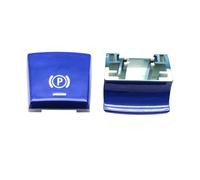 Compatible con BMW Serie 7 F01 F02 2009-2017 Interruptor de Freno de Mano electrónico P Auto H Embellecedor de Cubierta de botón Interior (Modelo B-Azul P)