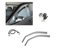 Compatible con BMW X3 (G01) 5P 18 in POI 14.198M DEFLECTORES DE Aire Farad Lluvia Y Viento para Furgoneta/Todoterreno ANTIVIENTO Juego DE 2 DEFLECTORES DE Vidrio