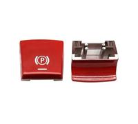 Compatible con BMW X3 X4 F25 F26 2009-2017 Interruptor de Freno de Mano electrónico P Auto H Embellecedor de la Cubierta del botón Interior (Modelo B-Rojo P)