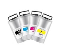 Compatible con Bolsa de Tinta pigmentada Epson T8391 T8392 T8393 T8394 for Impresora Workforce Pro WF-R8590 R8590DTWF R8590DTWFC(T8391-8394-1set)