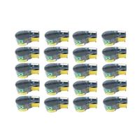 Compatible con Brady M210 M211 Etiqueta Modelos de Impresora Cartucho de Etiqueta M21-750-427 19.1 mm Negro en Blanco(20 Pcs)