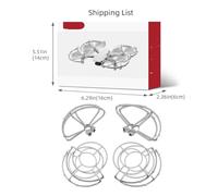 Compatible con BRDRC Protector de hélice for dji Mini 4K/Mini 2/Min1/Mini 2 SE Drone hélices Anillo protección Accesorio Cubierta Ventilador ala(Upgrade Version)