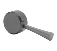 Compatible con Breville 870 875 876 878 Espresso Maker Steam Lever Switch Knob Mango de aleación de aluminio para un fácil control tono gris (gris)