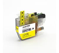 Compatible con Brother LC-421XL / 10ml Tinta Amarillo (Cartuchos de tinta - Colorante)