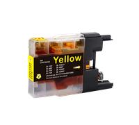 Compatible con Brother LC12 / 12ml Tinta Amarillo (Cartuchos de tinta - Colorante)