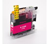 Compatible con Brother LC123M / 10ml Tinta Magenta (Cartuchos de tinta - Colorante)