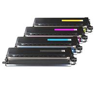 Compatible con Brother MFC-9970 CDW Toner conjunto negro, cian, Magenta, amarillo - TN-325 - Para aprox. 1 x 4.000 & 3 x 3.500 paginas (5% cobertura)