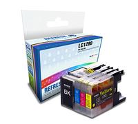 COMPATIBLE CON BROTHER MFC LC1220/LC1240/LC1280 CARTUCHOS DE TINTA INDIVIDUAL O MULTIPACK - 4 cart. tinta apto Brother A3 LC1280XL BK/C/M/Y