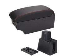 Compatible con BRV Car Handrail Box, Caja de reposabrazos Ajustable, Protector de Caja de reposabrazos de Consola Central, Extensor de reposabrazos con 7 Puertos USB.
