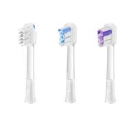 Compatible con cabezal de cepillo de dientes eléctrico Laifen LFTBO1-S LFTB01-P ABS LFTB01-A Cabezal de oscilación y vibración(Bright white x3)