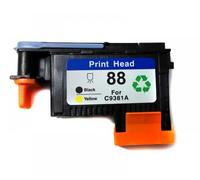 Compatible con Cabezal de impresión HP88 C9381A C9382A K550 K8600 K8500 K5300 K5400 L7380 L7580 L7590 Impresoras(Black Yellow)