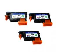Compatible con Cabezal de impresión HP88 C9381A C9382A K550 K8600 K8500 K5300 K5400 L7380 L7580 L7590 Impresoras(1BY and 2MC)