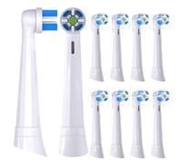 Compatible con cabezales de cepillo de dientes eléctrico Oral-B iO 3/4/5/6/7/8/9/10 Series Ultimate Clean, para cepillo de dientes eléctrico Oral-B iO, paquete de 10 (blanco)