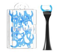 Compatible con cabezales de cepillo de dientes eléctrico Philips Sonicare, repuesto de mango de cepillo de dientes, 20 cabezales de repuesto de hilo dental duraderos Hilo Dental Black-20