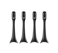 Compatible con cabezales de cepillo dientes ENCHEN Aurora T+/T2, accesorios for adultos, boquilla repuesto, 2/4/8 piezas(BLACK 4pcs)