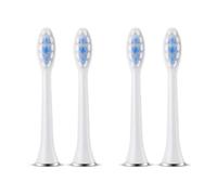 Compatible Con Cabezales De Cepillo SUBORT S7, Accesorios For Cepillos De Dientes Eléctricos Super Sonic, Cabezales De Repuesto For Cepillos De Dientes.(4 white brush head)