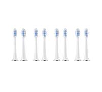 Compatible Con Cabezales De Cepillo SUBORT S7, Accesorios For Cepillos De Dientes Eléctricos Super Sonic, Cabezales De Repuesto For Cepillos De Dientes.(8 white brush head)