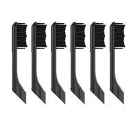 Compatible con cabezales de repuesto for cepillo dientes eléctrico Quip, paquete 6(Black)