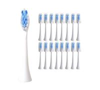 Compatible con cabezales de repuesto for cepillos de dientes eléctricos Essence Serie E, cabezales for cepillos de dientes eléctricos Xtreme Elite Advance Cleancare C3 Supply.(3color-1A-16pcs)