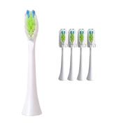 Compatible con cabezales de repuesto for cepillos de dientes eléctricos Essence Serie E, cabezales for cepillos de dientes eléctricos Xtreme Elite Advance Cleancare C3 Supply.(3color-2A-4pcs)
