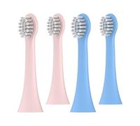 Compatible con cabezales de repuesto for cepillos de dientes eléctricos Philips Sonicare Kids, recambios de cabezales HX6034/33(Pink-2 Pcs)