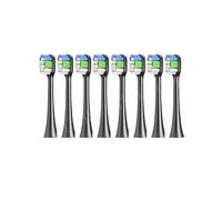 Compatible con cabezales de repuesto for cepillos dientes 2S/LBT203532A/LBT203552B/LBT203557A/LBT203554A. Boquilla cerdas(Black)