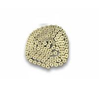 Compatible con cadena BMX de medio eslabón KMC HL1, 100 eslabones con pasador, velocidad única ancha for bicicletas Dirt Jump y Street(Golden 100 Sessions)